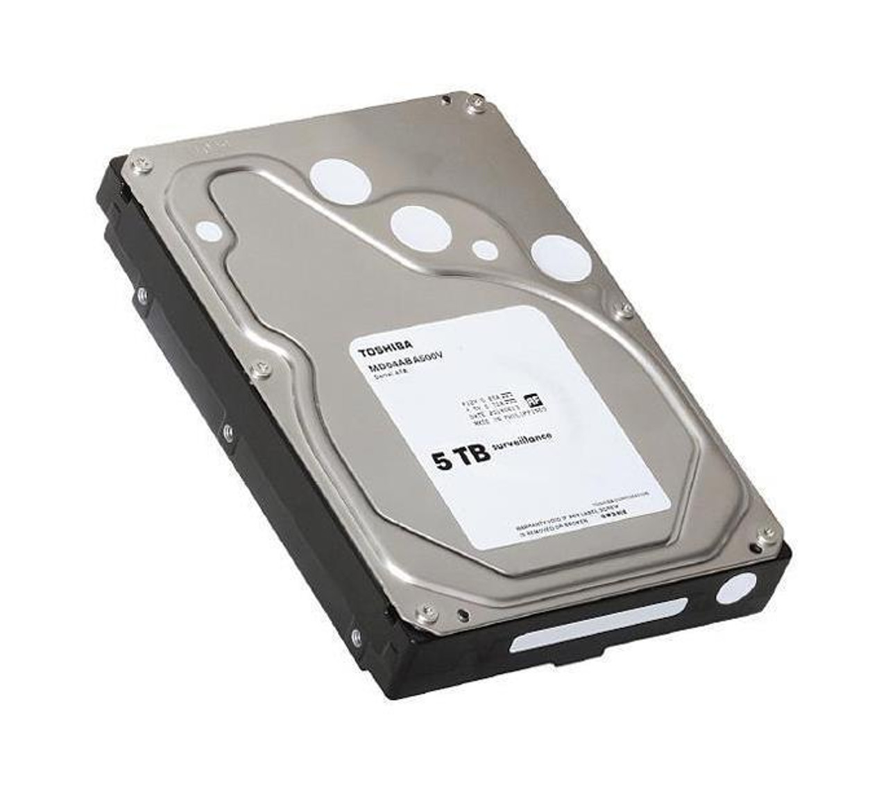 MD04ABA500V Toshiba Surveillance 5TB 5400RPM SATA 6Gbps 128MB Cache (512e) 3.5-inch Internal Hard Drive