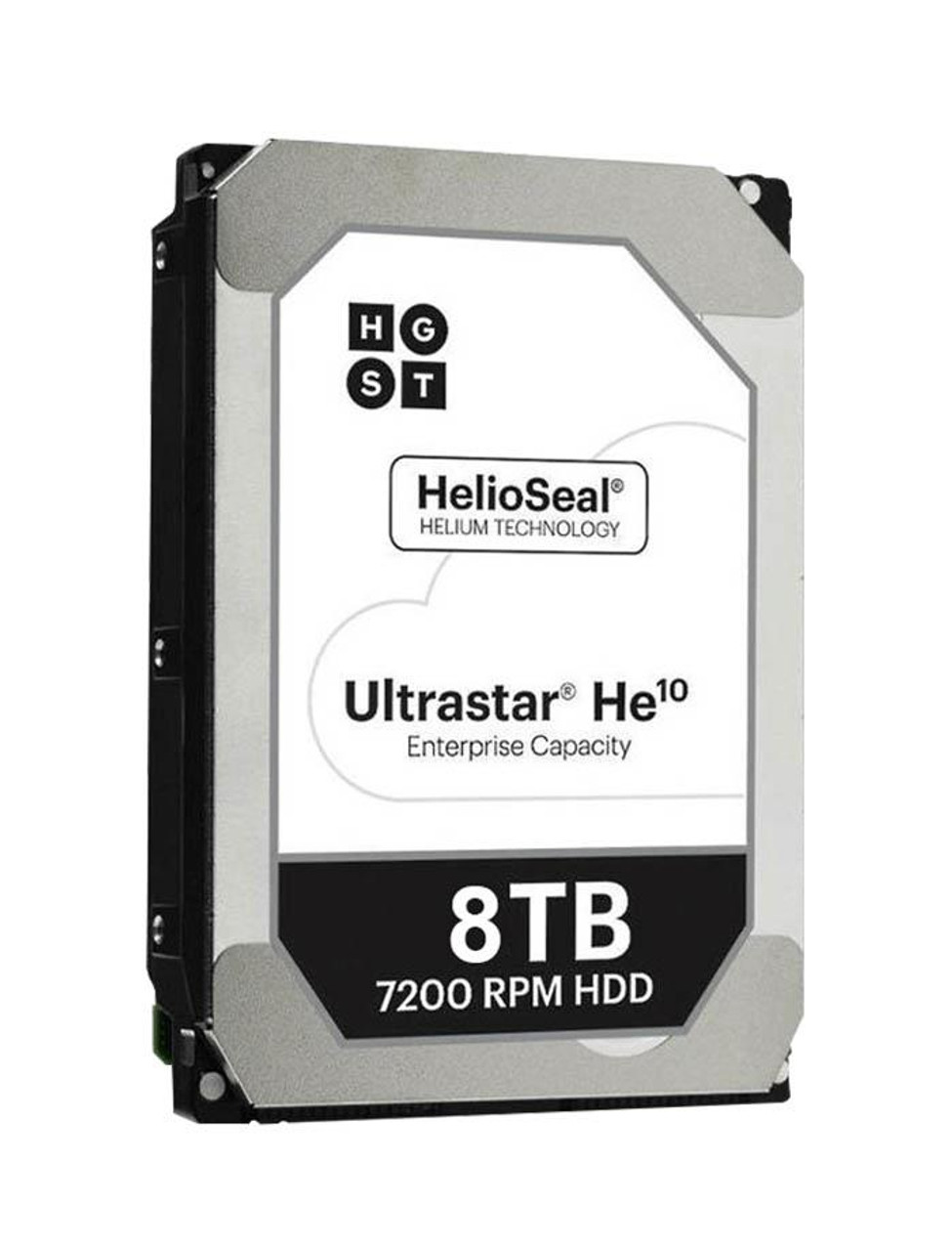 1EX0307 HGST Hitachi Ultrastar He10 8TB 7200RPM SAS 12Gbps 256MB Cache (SE / 4Kn) 3.5-inch Internal Hard Drive with Carrier (12-Pack) for 4U60 G2 Storage