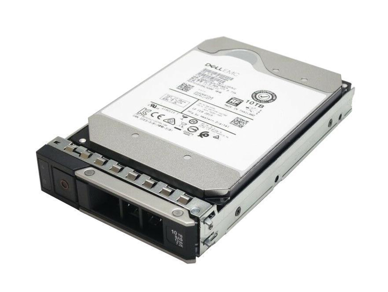 400-ANVD Dell 10TB 7200RPM SAS 12Gbps Nearline 3.5-inch Internal Hard Drive with Tray