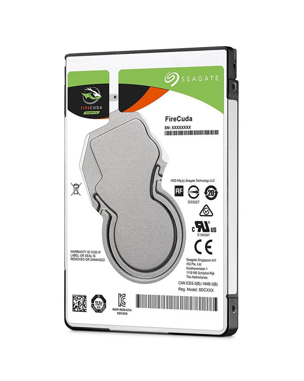 1U7172-500 Seagate FireCuda 1TB 5400RPM SATA 6Gbps 128MB Cache (512e) 8GB  NAND SSD 2.5-inch Internal Hybrid Hard Drive