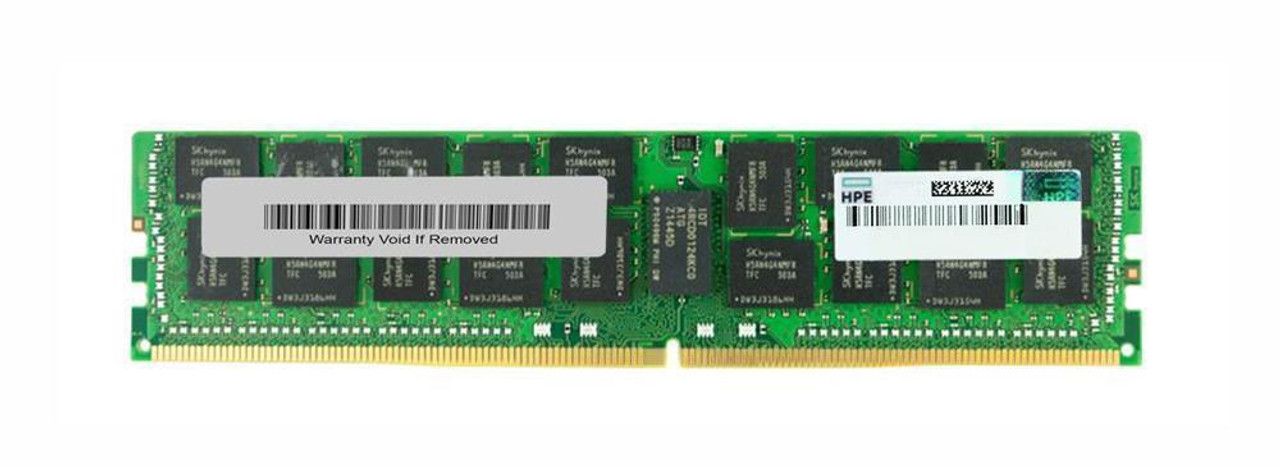 P35853-001 HPE 32GB PC4-19200 DDR4-2400MHz Registered ECC CL17 288-Pin DIMM 1.2V Dual Rank Memory Module