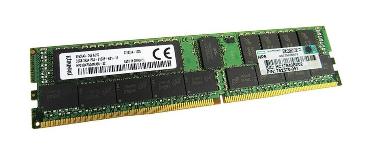 HP21D4R5D4MAM-32 Kingston 32GB PC4-17000 DDR4-2133MHz Registered