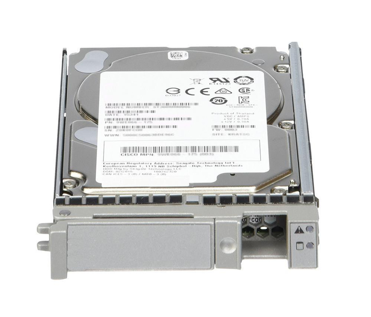 UCS-HD16T7KL4KN Cisco 16TB 7200RPM SAS 12Gbps Nearline 3.5-inch Internal Hard Drive