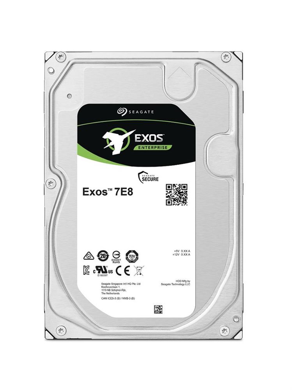 ST2000NM002A Seagate Exos 7E8 2TB 7200RPM SATA 6Gbps 256MB Cache (4Kn) 3.5-inch Internal Hard Drive