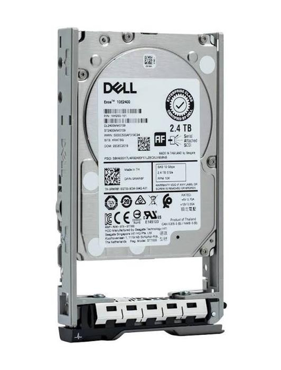 400-BBDZ Dell 2.4TB 10000RPM SAS 12Gbps 2.5-inch Internal Hard Drive