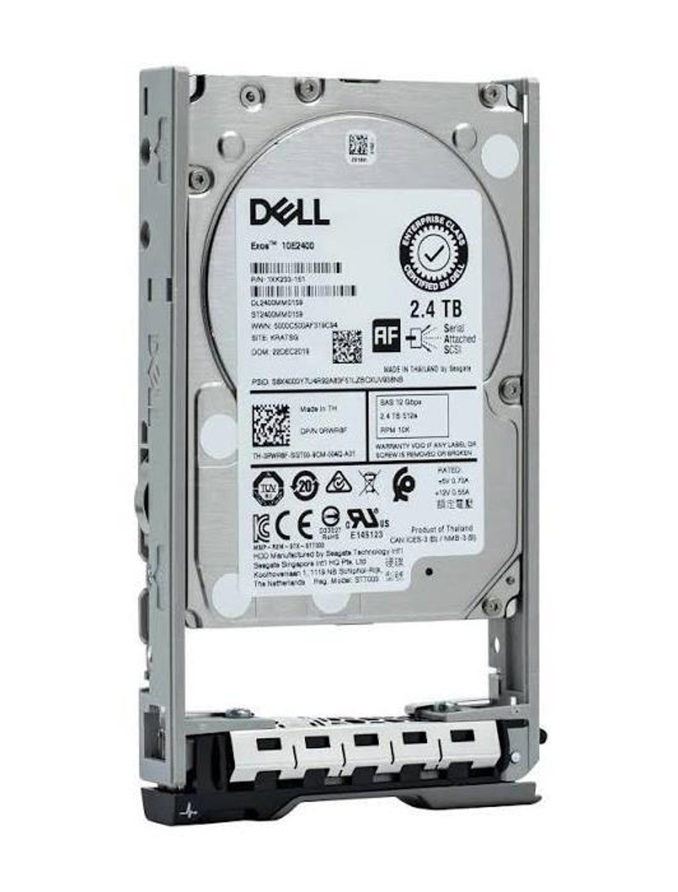 400-BJRQ Dell 2.4TB 10000RPM SAS 12Gbps 2.5-inch Internal Hard Drive