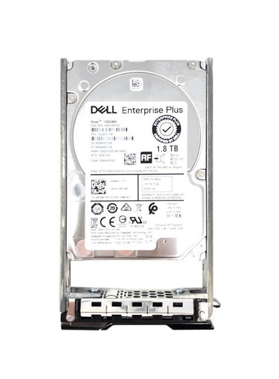 400-BITO Dell 1.8TB 10000RPM SAS 12Gbps 2.5-inch Internal Hard Drive for T4 25 x 2.5 (4-Pack)