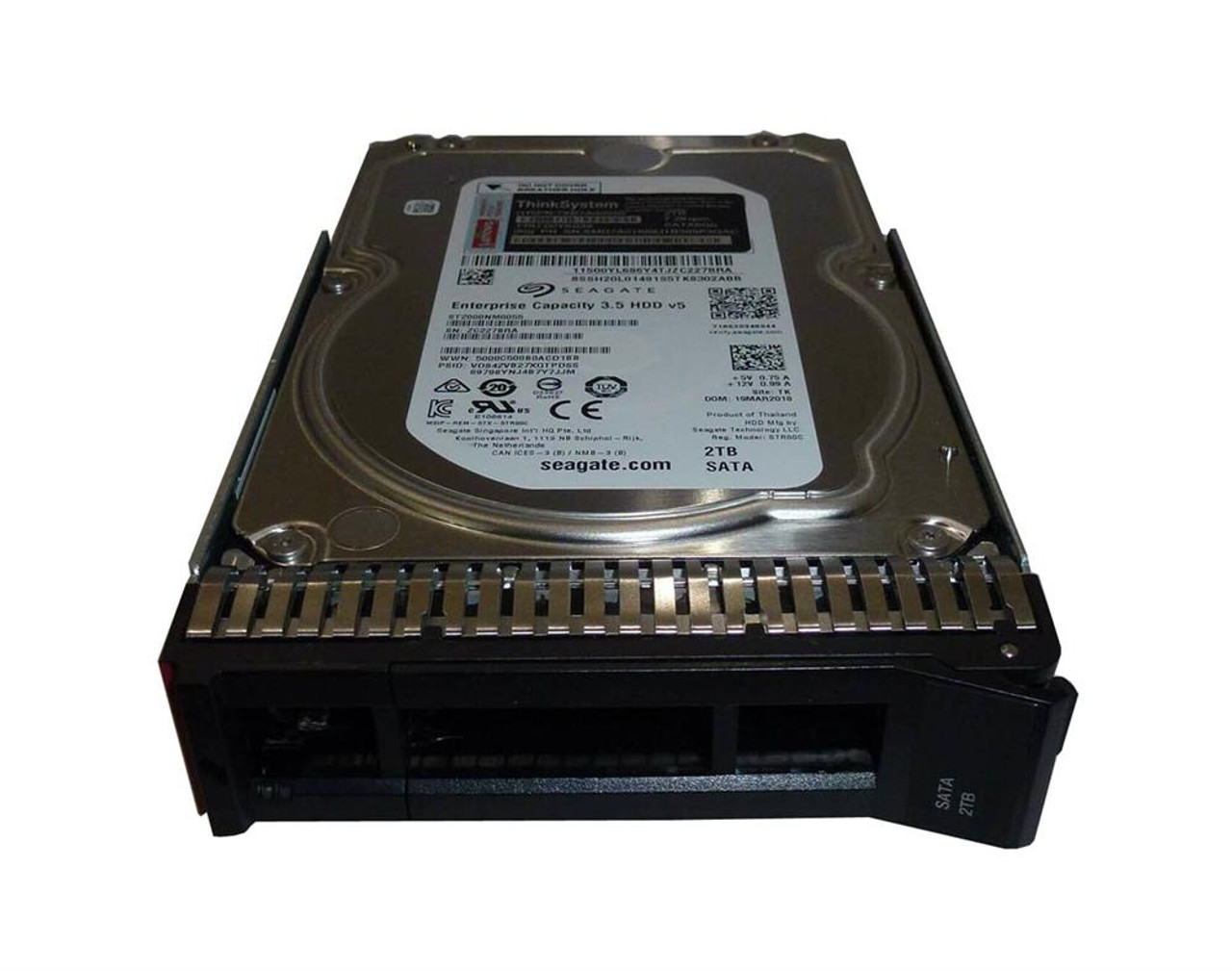 00YK030 Lenovo 1TB 7200RPM SAS 12Gbps (512n) Hot Swap 3.5-inch Internal Hard Drive