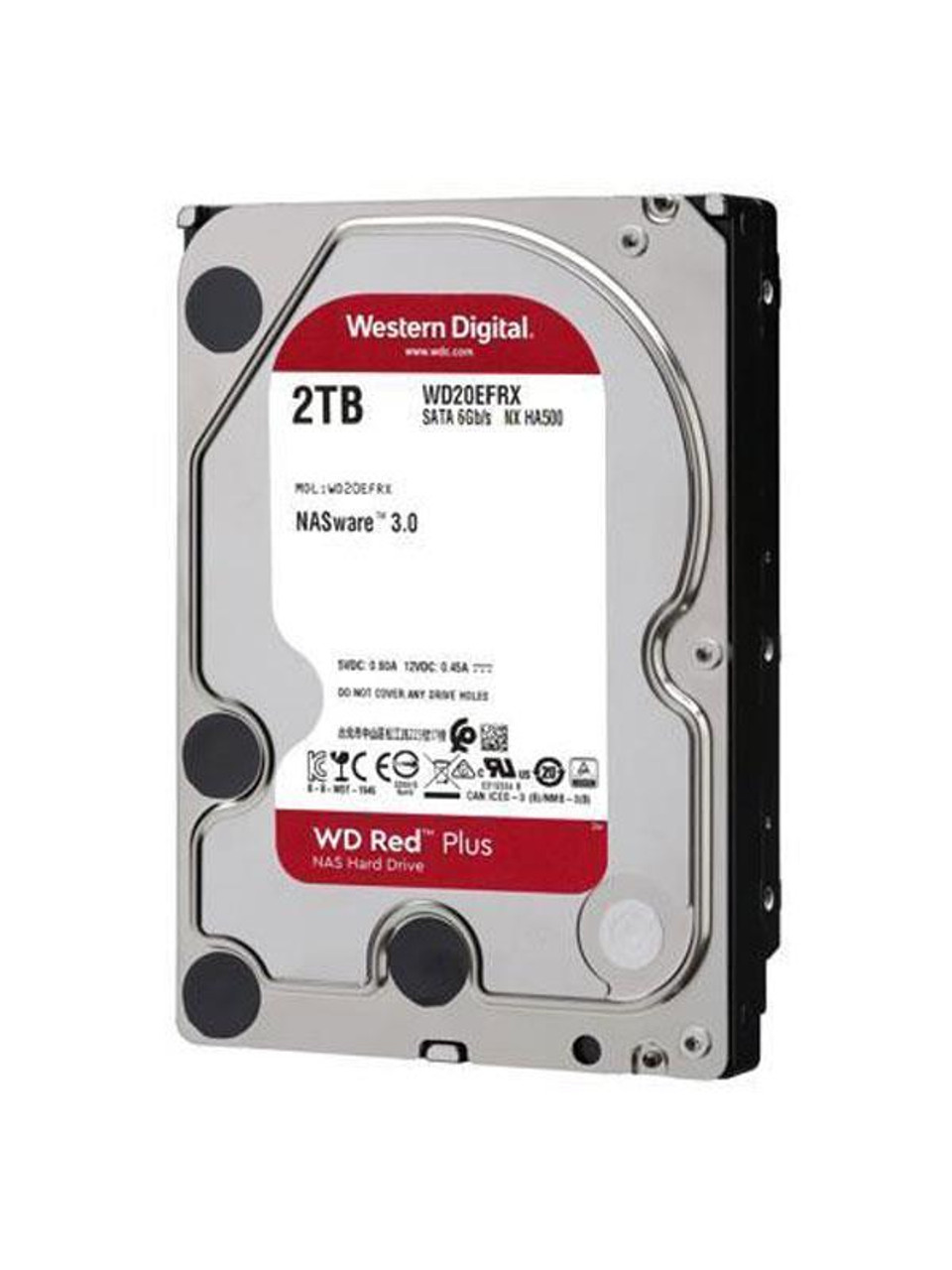 WD20EFZX Western Digital Red Plus NAS 2TB 5400RPM SATA 6Gbps 128MB Cache 3.5-inch Internal Hard Drive