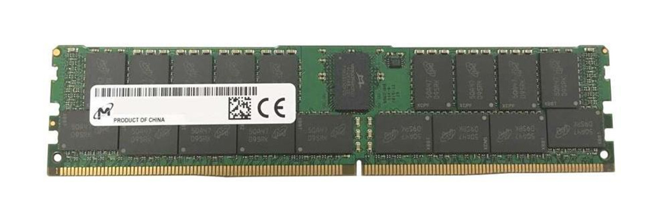 MTA36ASF4G72PZ-2G6E1QG-IN Micron 32GB PC4-21300 DDR4-2666MHz Registered ECC CL19 288-Pin DIMM 1.2V Dual Rank Memory Module