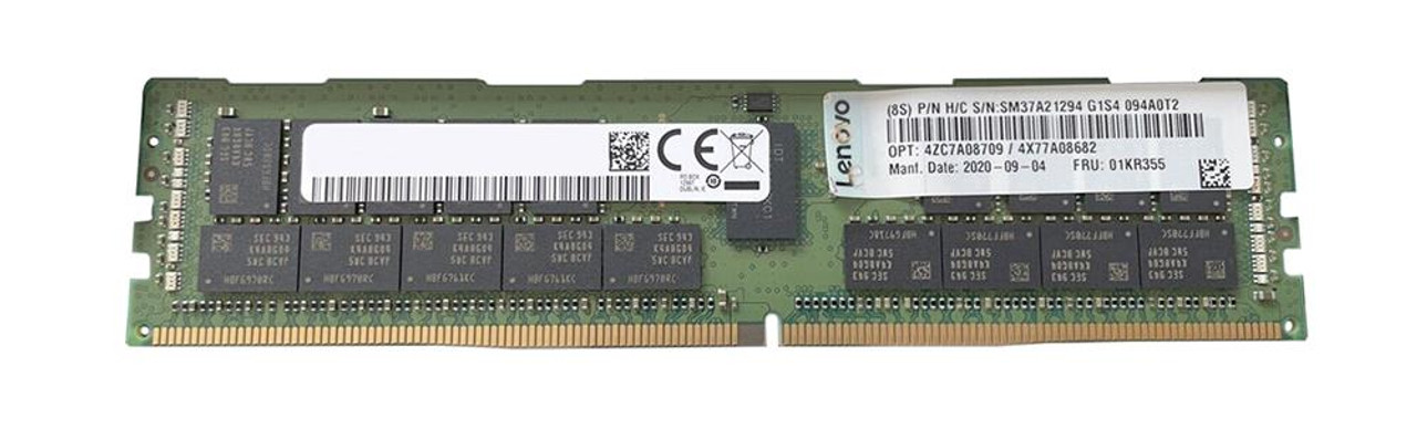 4ZC7A08709-AM Lenovo 32GB PC4-23400 DDR4-2933MHz Registered ECC CL21 288-Pin DIMM 1.2V Dual Rank Memory Module