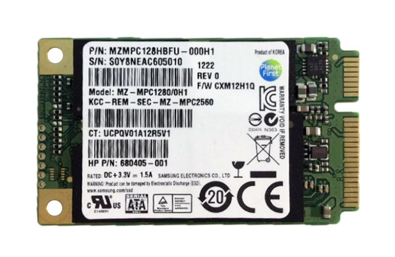 MZMPC128HBFU Samsung PM830 Series 128GB MLC SATA 6Gbps mSATA Internal Solid State Drive (SSD)