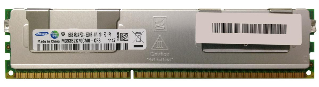 M393B2K70CMO-CF8 Samsung 16GB PC3-8500 DDR3-1066MHz ECC Registered CL7 240-Pin DIMM Quad Rank Memory Module