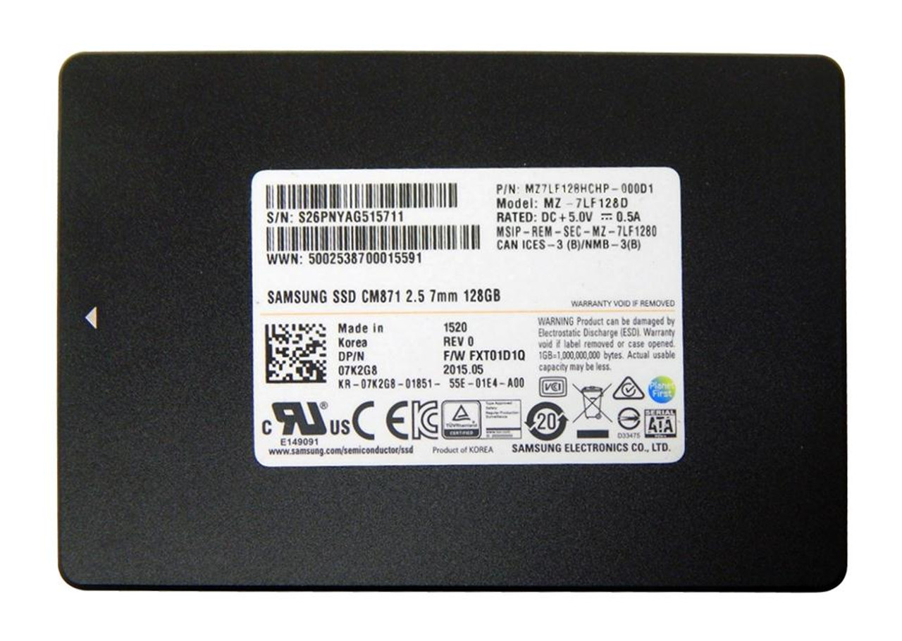 MZ-7LF1280 Samsung CM871 Series 128GB TLC SATA 6Gbps 2.5-inch Internal  Solid State Drive (SSD)