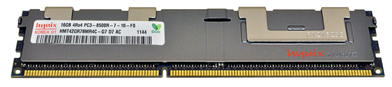 HMT42GR7BMR4C-G7D7-AC Hynix 16GB PC3-8500 DDR3-1066MHz ECC Registered CL7 240-Pin DIMM Quad Rank Memory Module