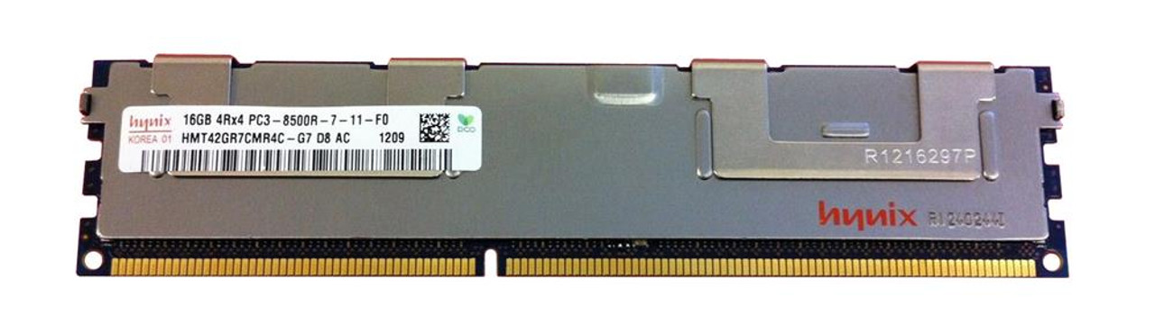 HMT42GR7CMR4C-G7D8-AC Hynix 16GB PC3-8500 DDR3-1066MHz ECC Registered CL7 240-Pin DIMM Quad Rank Memory Module