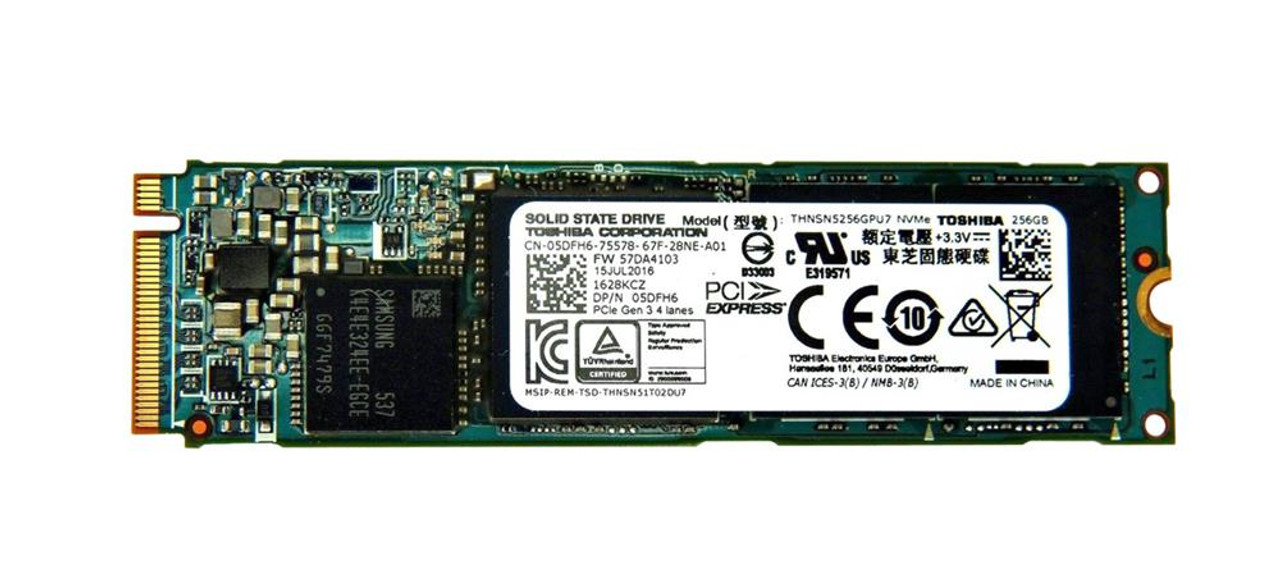 THNSN5256GPU7 Toshiba XG3 Series 256GB MLC PCI Express 3.0 x4 NVMe