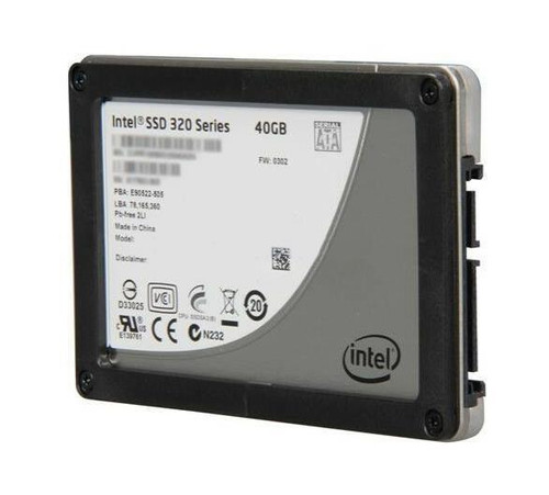 SSDSA2CT040G301 Intel 320 Series 40GB MLC SATA 3Gbps 2.5-inch Internal Solid State Drive (SSD)
