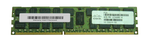 15-101778-01 Cisco 16GB PC3-12800 DDR3-1600MHz ECC Registered CL11 240-Pin DIMM 1.35V Low Voltage Dual Rank Memory Module