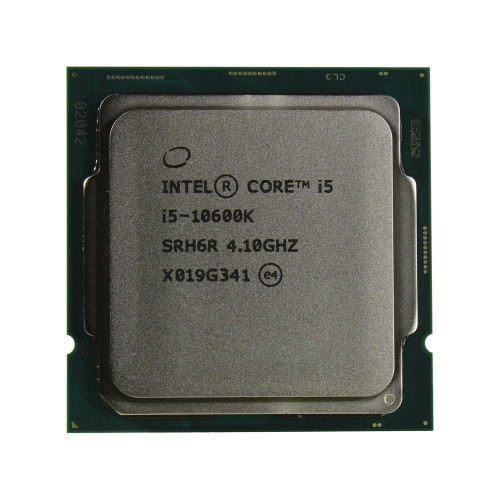 BXC8070110600K Intel Core i5-10600K 6-Core 4.10GHz 8.00GT/s 12MB L3 Cache Socket FCLGA1200 Processor