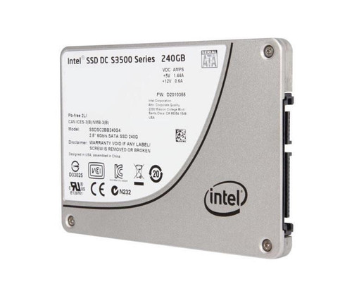 tilfredshed lovgivning masse SSDSC2BB240G4P-HP Intel DC S3500 Series 240GB MLC SATA 6Gbps (AES-256 /  PLP) 2.5-inch Internal Solid State Drive (SSD)