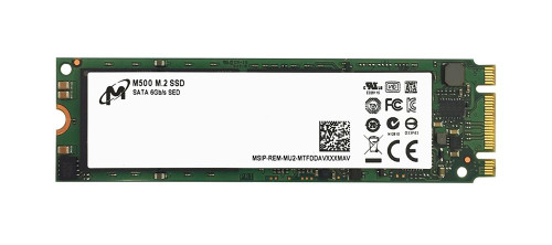 MTFDDAV120MAV1AE12A Micron M500 120GB MLC SATA 6Gbps (SED) M.2 2280 Internal Solid State Drive (SSD)