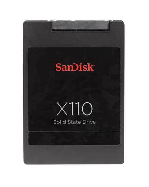 SD6SB1M-128G-1002I SanDisk X110 128GB MLC SATA 6Gbps 2.5-inch Internal Solid State Drive (SSD)