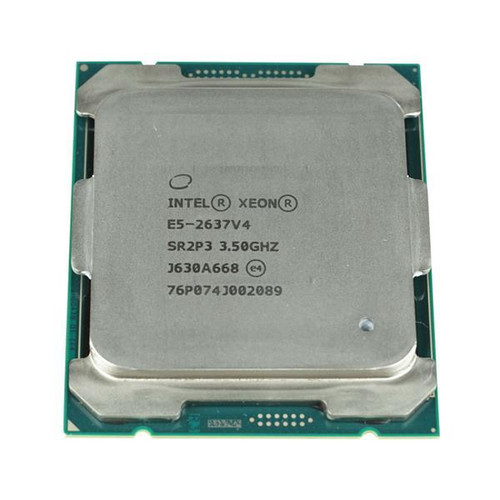 E5-2637 v4 Intel Xeon E5 v4 Quad-Core 3.50GHz 9.60GT/s QPI 15MB L3 Cache Socket FCLGA2011-3 Processor E5-2637