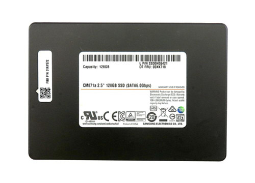 00XK718 Lenovo 128GB TLC SATA 6Gbps 2.5-inch Internal Solid State Drive (SSD)