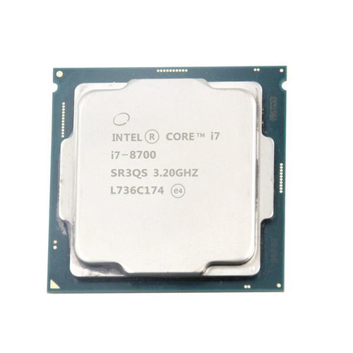 BXC80684I78700 Intel Core i7-8700 6-Core 3.20GHz 12MB L3 Cache Socket 1151  Processor