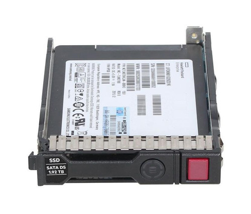 875515-011 HPE 1.92TB MLC SATA 6Gbps Hot Swap Read Intensive 2.5-inch Internal Solid State Drive (SSD) with Smart Carrier
