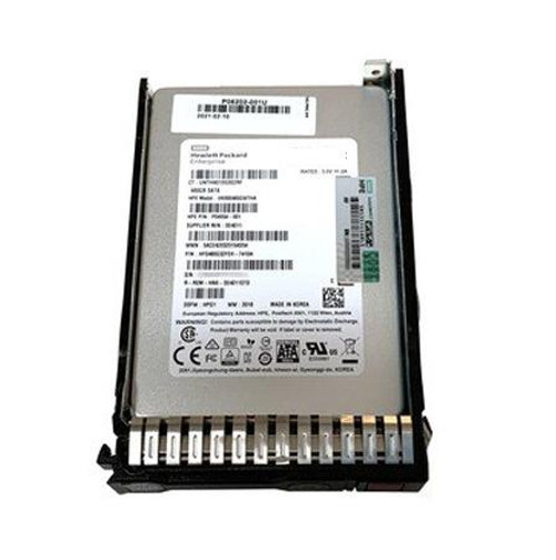 P04560-K21#0D1 HPE 480GB SATA 6Gbps Read Intensive 2.5-inch Internal Solid State Drive (SSD) with Smart Carrier