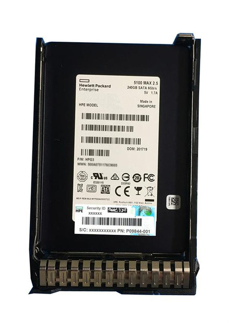 P09844-001 HPE 240GB SATA 6Gbps Read Intensive 2.5-inch Internal Solid State Drive (SSD)