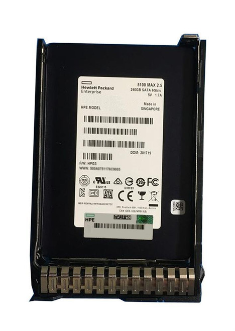 P19935-B21#0D1 HPE 240GB SATA 6Gbps Read Intensive 2.5-inch Internal Solid State Drive (SSD) with Smart Carrier
