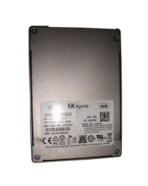 HFS1T9G32MED-3410A Hynix 1920GB MLC SATA 6Gbps 2.5-inch Internal Solid State Drive (SSD)