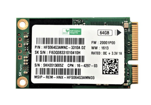 HFS1T6G32EED-3410A Hynix 1600GB MLC SATA 6Gbps 2.5-inch Internal Solid State Drive (SSD)