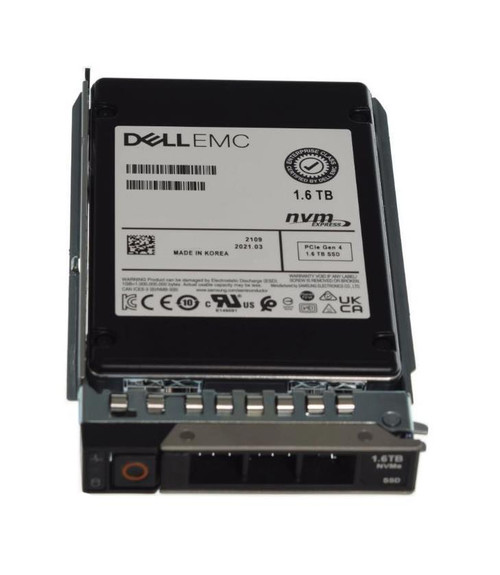 400-ANJL Dell 1.6TB MLC PCI Express NVMe Hot Swap 2.5-inch Internal Solid State Drive (SSD)