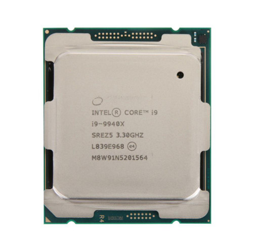 SREZ5 Intel Core i9-9940X 14-Core 3.30GHz 8.00GT/s DMI3 19.25MB L3 Cache Socket FCLGA2066 Desktop Processor