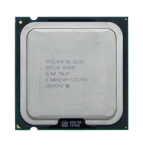 SLAWF Intel Xeon X3320 Quad-Core 2.50GHz 1333MHz FSB 6MB L2 Cache Socket LGA775 Processor