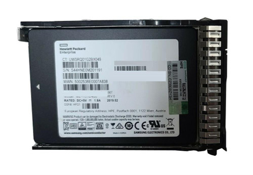 P04564-K21#0D1 HPE 960GB SATA 6Gbps Read Intensive 2.5-inch Internal Solid State Drive (SSD) with Smart Carrier