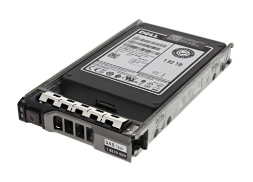 0M1C1K Dell 1.92TB SAS 12Gbps Mixed Use (512e) 2.5-inch Internal Solid State Drive (SSD) with 3.5-inch Hybrid Carrier