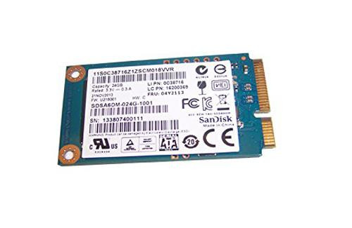 04Y2113 Lenovo 24GB MLC SATA 6Gbps mSATA Internal Solid State Drive (SSD)