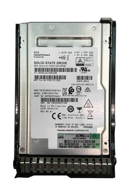 P04519-K21 HPE 1.92TB SAS 12Gbps Read Intensive 2.5-inch Internal Solid State Drive (SSD) with Smart Carrier