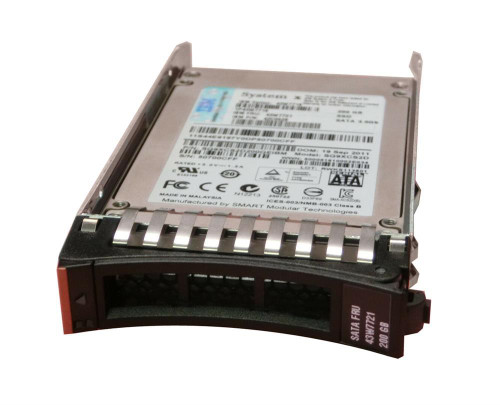 43W7721-SP IBM 200GB MLC SATA 3Gbps Hot Swap 2.5-inch Internal Solid State Drive (SSD)