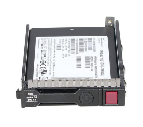 P06198-H21#0D1 HPE 1.92TB SATA 6Gbps Read Intensive 2.5-inch Internal Solid State Drive (SSD) with Smart Carrier