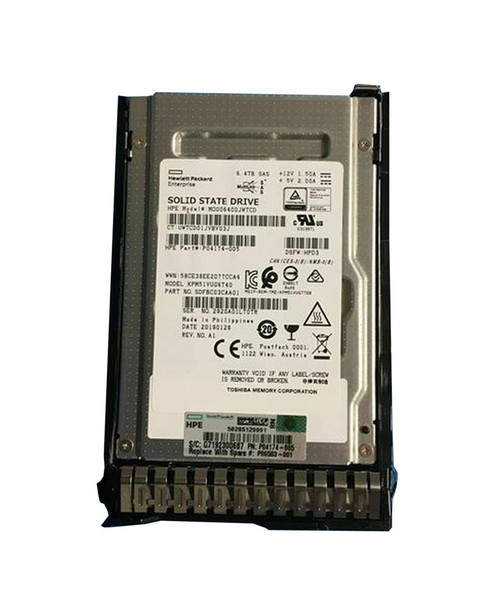 P21123-004 HPE 6.4TB SAS 12Gbps Mixed Use 2.5-inch Internal Solid State Drive (SSD)