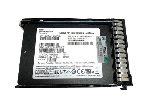 P00584-001 HP 960GB SATA 6Gbps Mixed Use 2.5-inch Internal Solid State Drive (SSD)