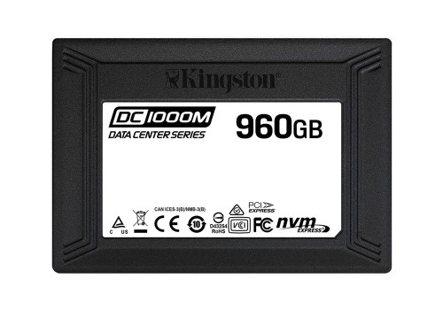 SEDC1000M/960G Kingston DC1000M Data Center 960GB TLC PCI Express 3.0 x4 NVMe Mixed Use U.2 2.5-inch Internal Solid State Drive (SSD)