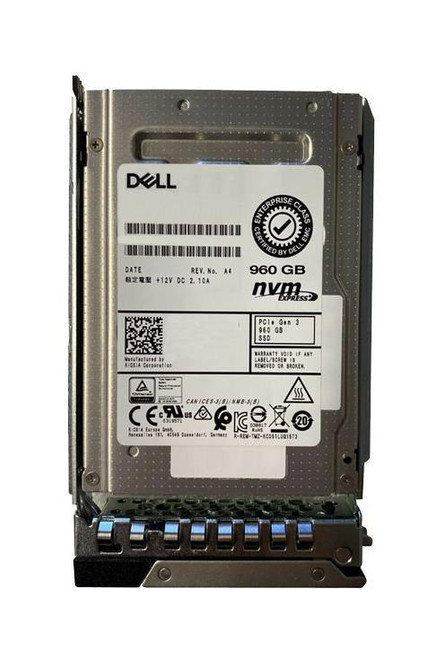 400-BCET Dell 960GB PCI Express NVMe U.2 2.5-inch Internal Solid State Drive (SSD)