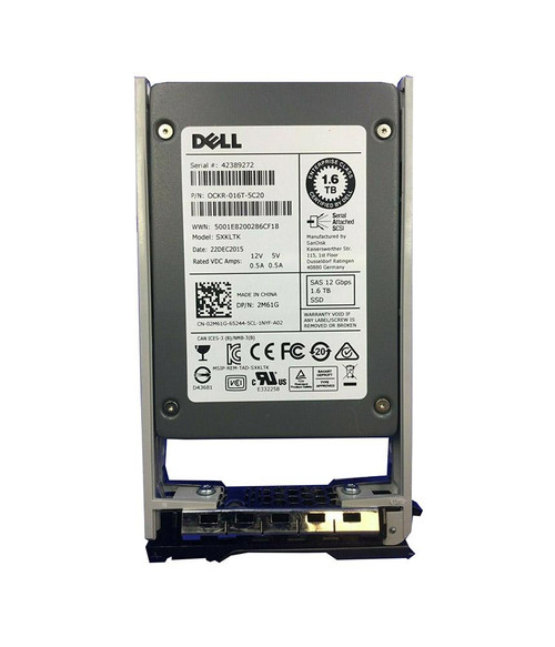 LT1600R0 Dell 1.6TB SSD SAS 2.5 12G Sxkltk